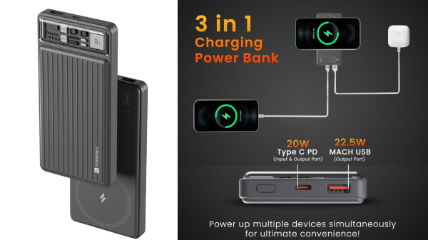 ಪೋರ್ಟ್ರೋನಿಕ್ಸ್ ಲಕ್ಸ್ಸೆಲ್ ಸರಣಿ ಪವರ್ ಬ್ಯಾಂಕ್‌ಗಳು ಲಾಂಚ್‌:ವಿಶೇಷ ವಿನ್ಯಾಸ...