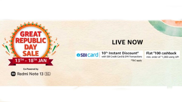 ಅಮೆಜಾನ್ ಗ್ರೇಟ್ ರಿಪಬ್ಲಿಕ್ ಡೇ ಸೇಲ್: ಮೊಬೈಲ್ ಖರೀದಿಸೋರಿಗೆ ರಿಯಾಯಿತಿಗಳ ಹಬ್ಬ ಅಮೆಜಾನ್ ಗ್ರೇಟ್ ರಿಪಬ್ಲಿಕ್ ಡೇ ಸೇಲ್: ಮೊಬೈಲ್ ಖರೀದಿಸೋರಿಗೆ ರಿಯಾಯಿತಿಗಳ ಹಬ್ಬ