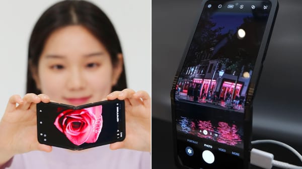 ಸ್ಯಾಮ್‌ಸಂಗ್‌ನಿಂದ ಡ್ಯುಯಲ್ ಫೋಲ್ಡಿಂಗ್ ಸಾಮರ್ಥ್ಯದ ಫೋಲ್ಡಬಲ್ ಡಿಸ್‌ಪ್ಲೇ ಅನಾವರಣ