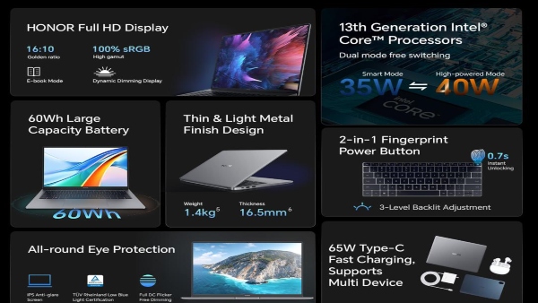 ಹಾನರ್‌ನಿಂದ ಬರಲಿವೆ ಎರಡು ಹೊಸ ಲ್ಯಾಪ್‌ಟಾಪ್‌!..ಮಾರ್ಚ್ 25 ರಿಂದ ಪ್ರಿ-ಆರ್ಡರ್‌!