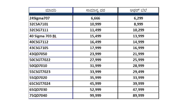 ಫ್ಲಿಪ್‌ಕಾರ್ಟ್‌ನಲ್ಲಿ ಭಾರೀ ಅಗ್ಗದ ಬೆಲೆಗೆ ಬ್ಲೂಪಂಕ್ಟ್ ಸ್ಮಾರ್ಟ್‌ಟಿವಿಗಳು