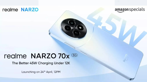 ರಿಯಲ್‌ಮಿ ನಾರ್ಜೋ 70x 5G ಸ್ಮಾರ್ಟ್‌ಫೋನ್‌ ಲಾಂಚ್‌ಗೆ ದಿನಗಣನೆ! ...