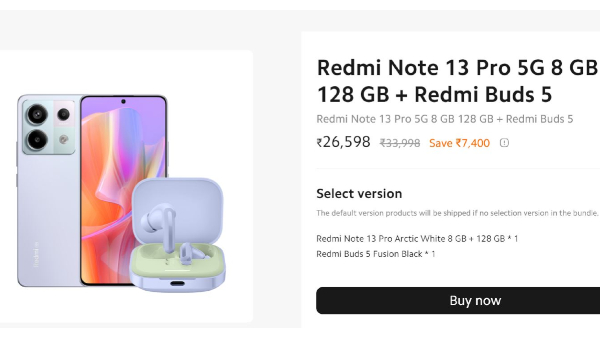 ರೆಡ್ಮಿ ನೋಟ್‌ 13 ಪ್ರೊ ಖರೀದಿದಾರರಿಗೆ ಗುಡ್‌ ನ್ಯುಸ್!  