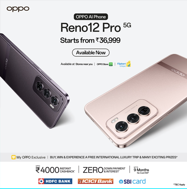 OPPO Reno12 Pro ವಿಮರ್ಶೆ: ಬೆರಗುಗೊಳಿಸುವ ವಿನ್ಯಾಸ, AI ಸೌಲಭ್ಯ, ಹಾರ್ಡ್ವೇರ್! OPPO Reno12 Pro ವಿಮರ್ಶೆ: ಬೆರಗುಗೊಳಿಸುವ ವಿನ್ಯಾಸ, AI ಸೌಲಭ್ಯ, ಹಾರ್ಡ್ವೇರ್!